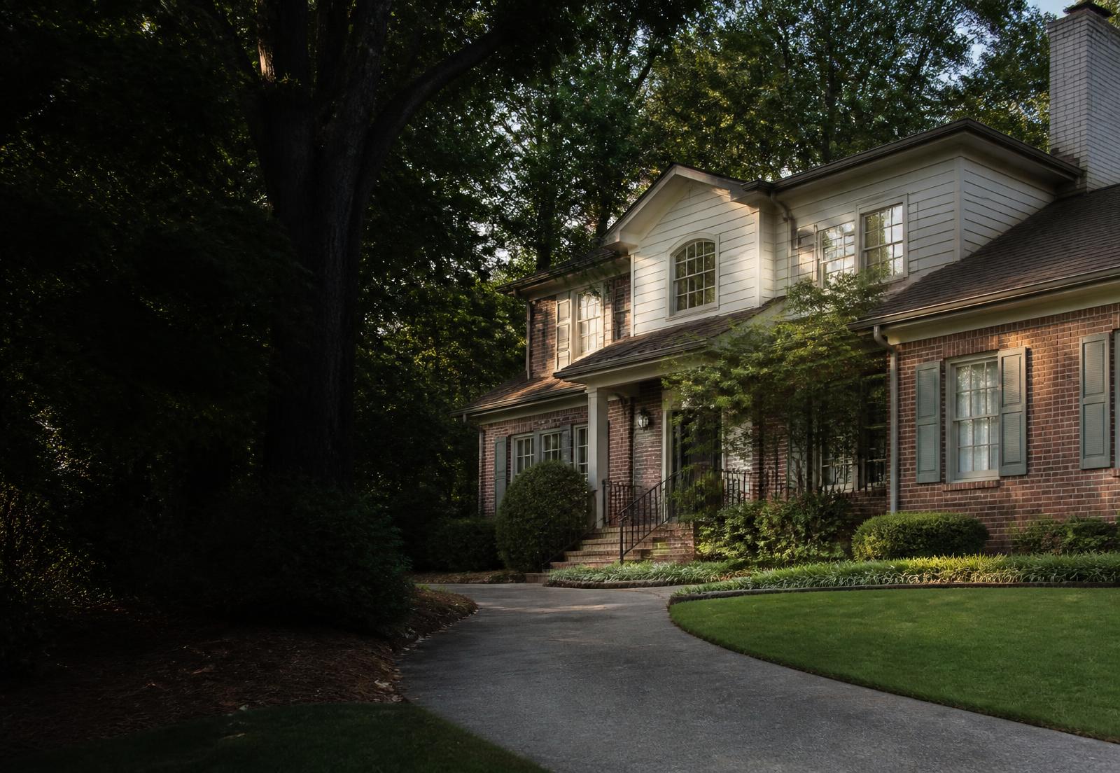 Established North Atlanta home with mature landscaping and renovation potential